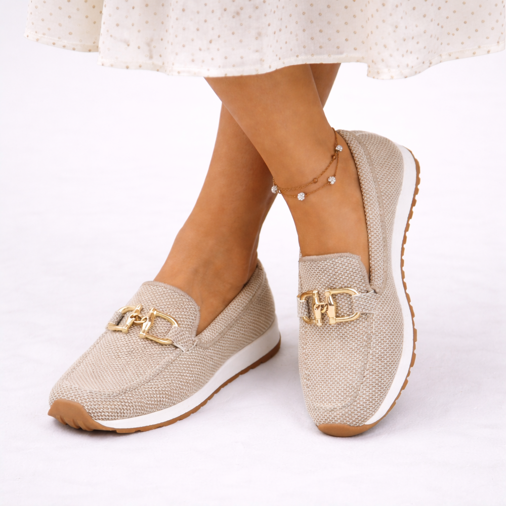 The Odette – Knit Slip-On Loafers | Solane Maison
