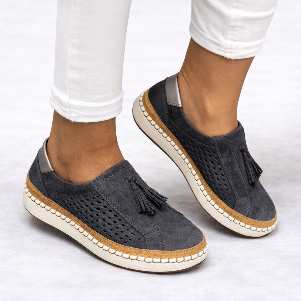 The Florine – Tassel Slip-On Comfort Shoes | Solane Maison