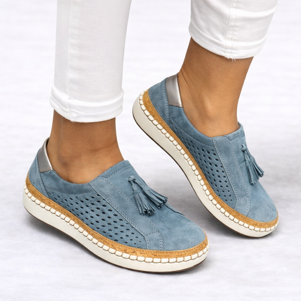 The Florine – Tassel Slip-On Comfort Shoes | Solane Maison