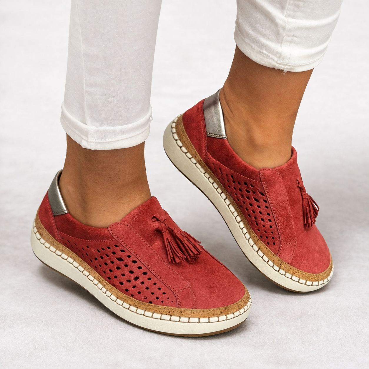 The Florine – Tassel Slip-On Comfort Shoes | Solane Maison