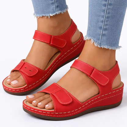 The Rosalie – Wedge Heel Walking Sandals | Solane Maison