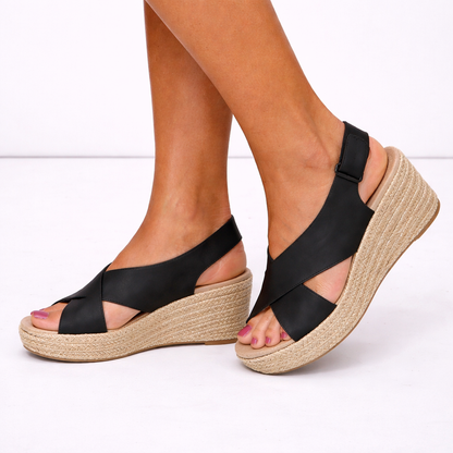 The Anaïs – Espadrille Wedge Sandals | Solane Maison