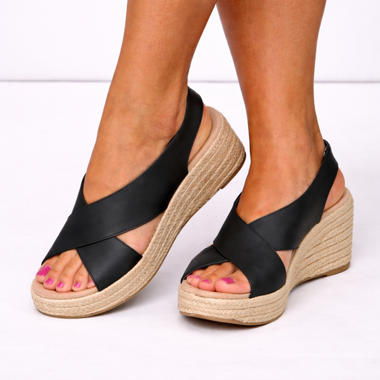 The Anaïs – Espadrille Wedge Sandals | Solane Maison