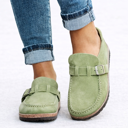 The Noëlle – Slip-On Suede-Style Loafers | Solane Maison