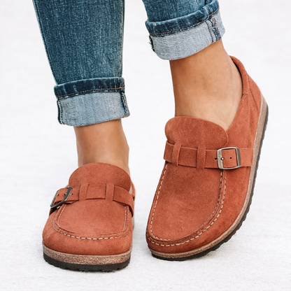 The Noëlle – Slip-On Suede-Style Loafers | Solane Maison